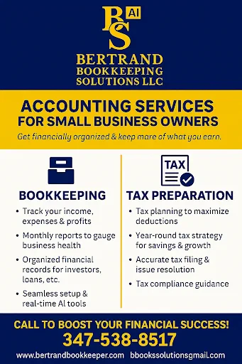Bookkeeping Service St. Albans - Bertrand Bookkeeping Solutions LLC 1 Featured image